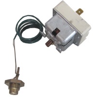 KIT TERMOSTATO 360° MONOFASE SICUREZZA CAMERA F2 - SENSORE  Ø14X12 mm CAPILLARE 880mm
