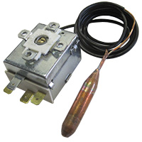THERMOSTAT 0-90 ° SINGLE PHASE 45TR2 -  SENSOR Ø 9,4X49mm CAPILLARY 1000MM
