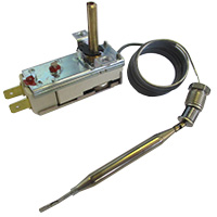 THERMOSTAT 30-90 ° SINGLE PHASE-  SENSOR Ø 6X79mm CAPILLARY 900mm