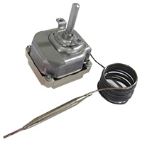 THREE PHASE THERMOSTAT 71-278°C  - SENSOR  Ø=6X75mm CAPILLARY 1200mm