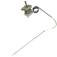 TERMOSTATO 100-185°C  MONOFASE - SENSORE Ø 4X235mm CAPILLARE 900mm