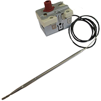 TERMOSTATO 169° SALVARESISTENZA MONOFASE SICUREZZA - SENSORE Ø 4X127 mm CAPILLARE 550mma
