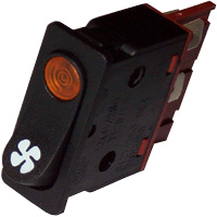 NARROW ORANGE START PUSH BUTTON