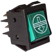 GREEN PUSH BUTTON  ARROW