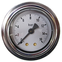 PUMP MANOMETER 52 SCALE 0-16 BAR 1/8""ELE"