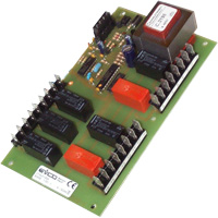 SCHEDA BASE 7 RELE'