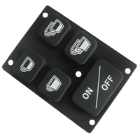 TASTIERA SILICONE 5 TASTI PER PULSANTIERA S3