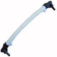 TUBO SANTOPRENE CON RACCORDI 90° 6X10mm