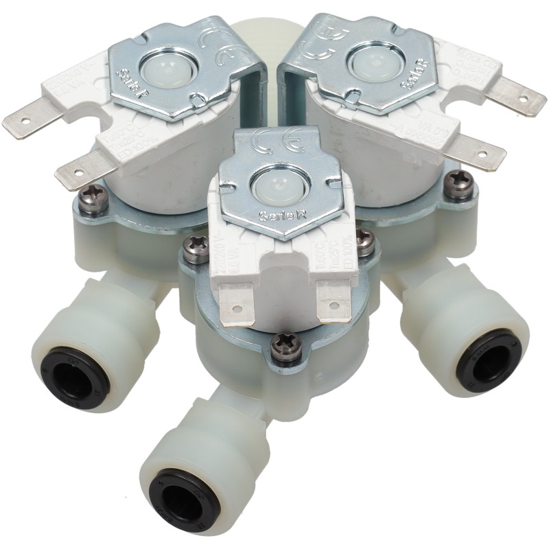 "SOLENOID DOUBLE SOLENOID VALVE JG ""AND FLOW REDUCERS OF"""