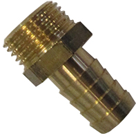 BRASS HOSE HOLDER FITTING 1/2X6