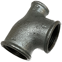 FE.T.FITTING 1""X1""X1/2""ZINC.012142