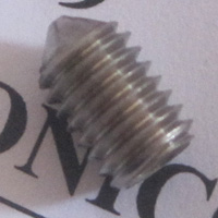 M5X8 UNI 5927 STEEL CONICAL GRAIN