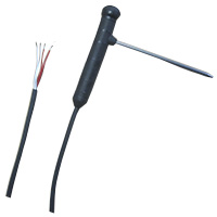 SONDA AL CUORE PT100 IMPUGNATURA TPE AD AGO INOX D.4MM L100mm E1500mm TRA P1B4 0100A1500AHX ABBATTIT