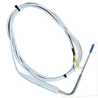 CORE TEMPERATURE PROBE Pt 1000 HEATED AMGLED CABLE PVC PROBE  ø 4x100mm 20W/24V CABLE LENGTH 3m
