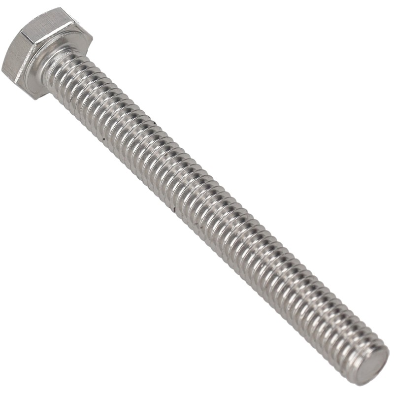 Hex head screw 6x55 UNI 5737, stainless steel