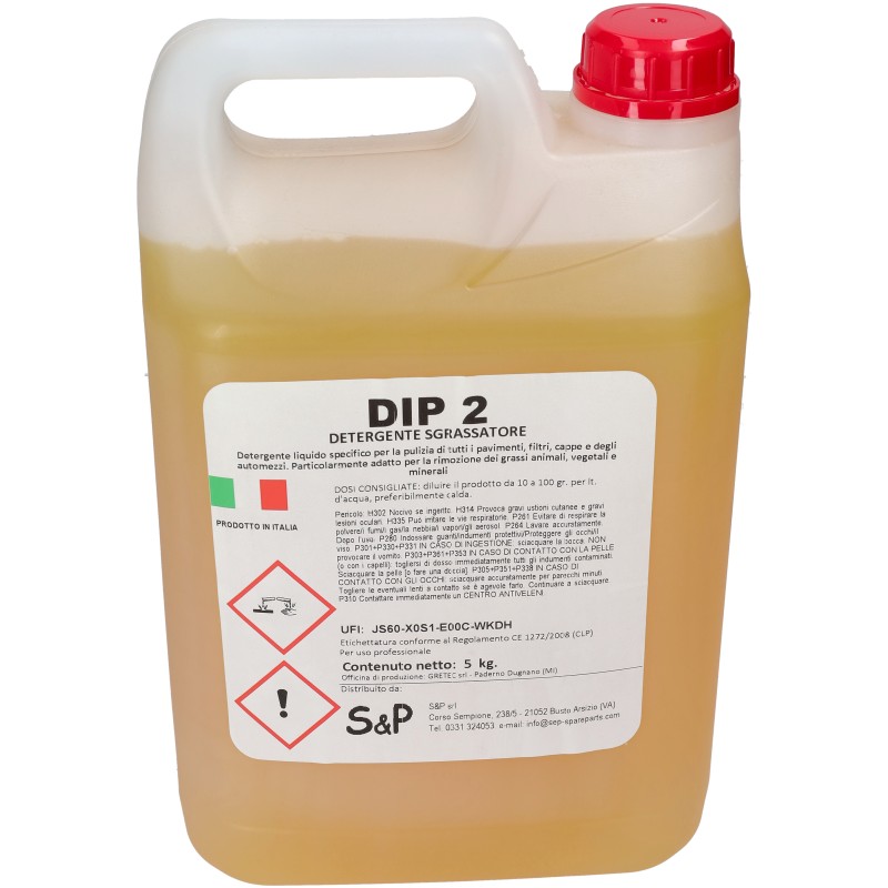 LIQUIDO SGRASSANTE SPECIFICO PER EVAPORATORI  E  ALLUMINIO TANICA KG5