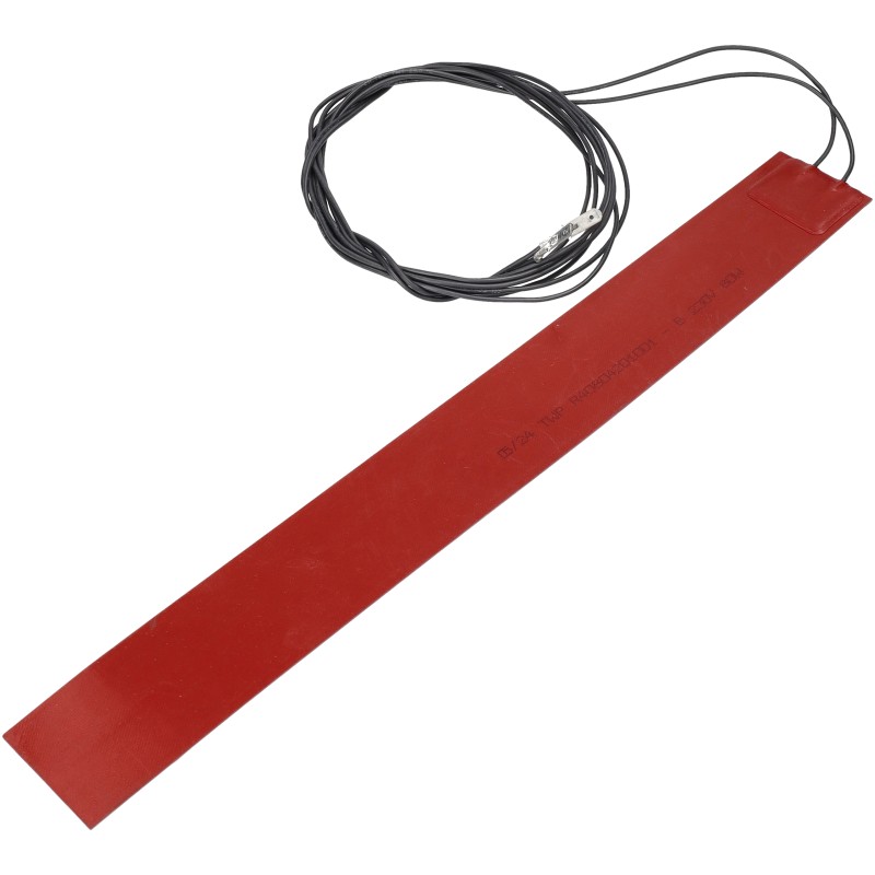 Resistenza piatta adesiva in silicone 230V 80W 420x50 mm