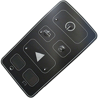 MEMBRANE PUSHBOTTON BLACK