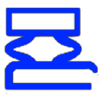 ANGLED MIDDLE-EDGED MAGNETIC GASKET 600X290mm  XX6