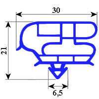 "GUARNIZIONE MAGNETICA; 765X610MM" YY34