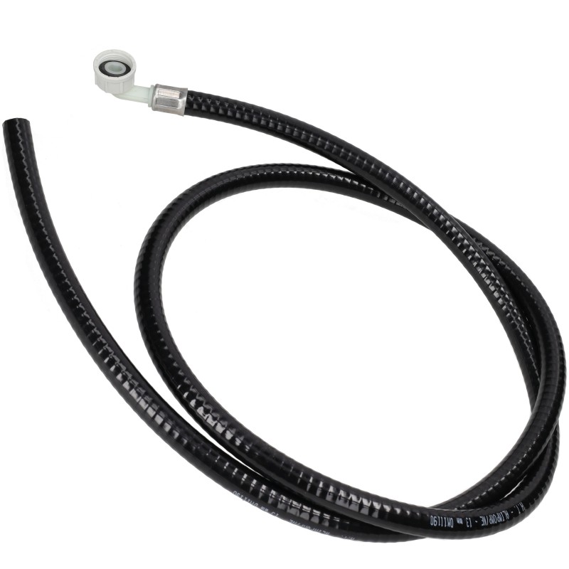 TUBO SCARICO NERO 13X19XL2000 - GHIERA 3/4