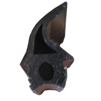 GUARNIZIONE NERA X FACCIATA FORNO 16x24mm