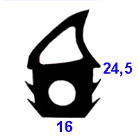 OVEN DOOR GASKET PER METER