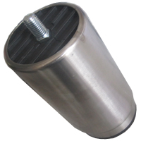PIEDINO INOX Ø60 REGOLABILE H=12-19cm