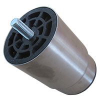 PIEDE INOX H100/150 VITE M10X40