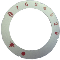 SCREEN PRINTING KNOB (8 POSITIONS) + PILOT
