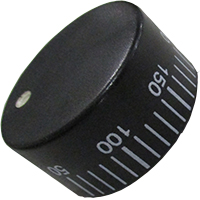 BLACK KNOB ø 40 mm.