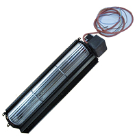 MOTORE VENTILATORE tangenziale ATEX Ø60 L. 360 mm dx
