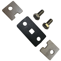 PILOT BURNER FIXING PLATE KIT + GASKET G4SF7