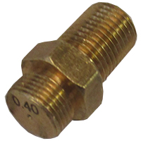 GAS PILOT NOOZZLE 0,4mm M10X1-3/8" UNEF CH 12