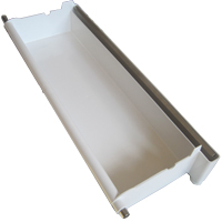 TRAY WITH PIN 516x163 mm
