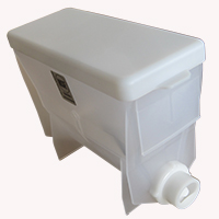 TIGHT CONTAINER FOR DUST - WITH COVER