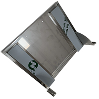 COMPLETE DOOR 1A WITH SPRINGS STAINLESS STEEL