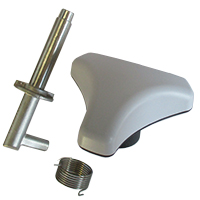KIT Doorknob + Steel Shaft