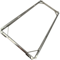 TELAIO CARRELLO TRAINO PIEGATO FINITO
