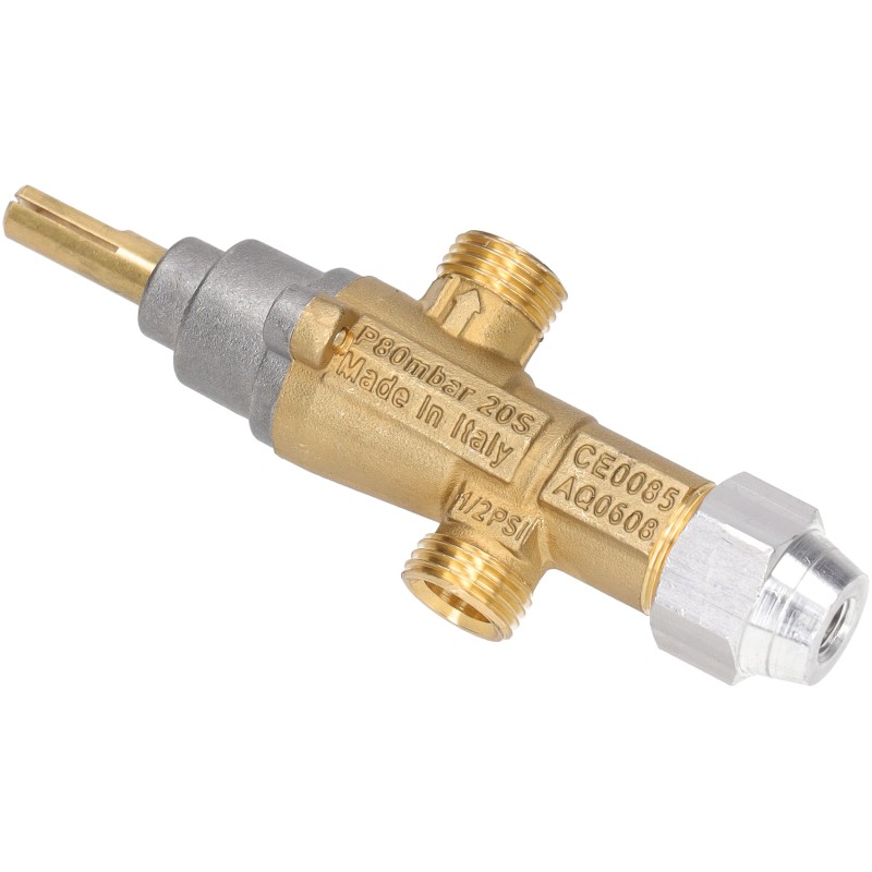 GAS COCK 20S WITHOUT PILOT 3/8