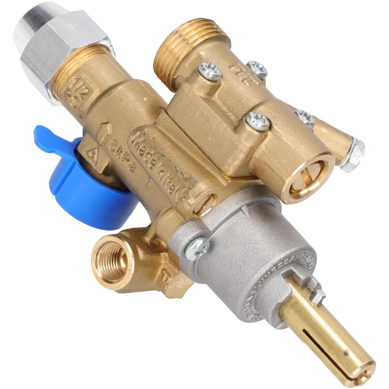 VALVED GAS COCK 22S HORIZONTAL FLANGE 9X1