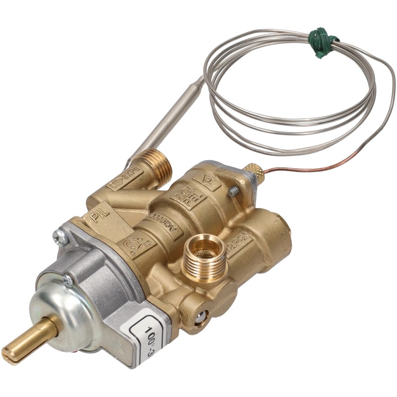 HORIZONTAL THERMOSTATED GAS COCK PEL25ST 100°C-300°C
