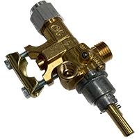 RUBINETTO GAS ALPHABRASS A60S