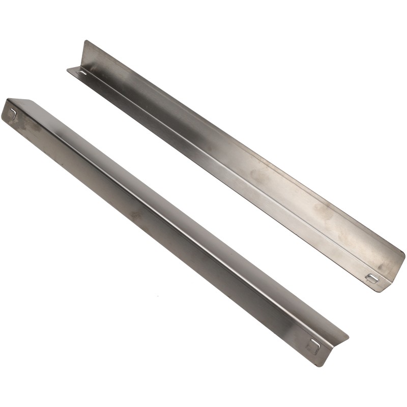 COPPIA GUIDE INOX "L" PER TAVOLI EKO/M