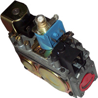 GAS VALVE 827 NOVA 220V  2-20 MBAR, L.A. 4+-1