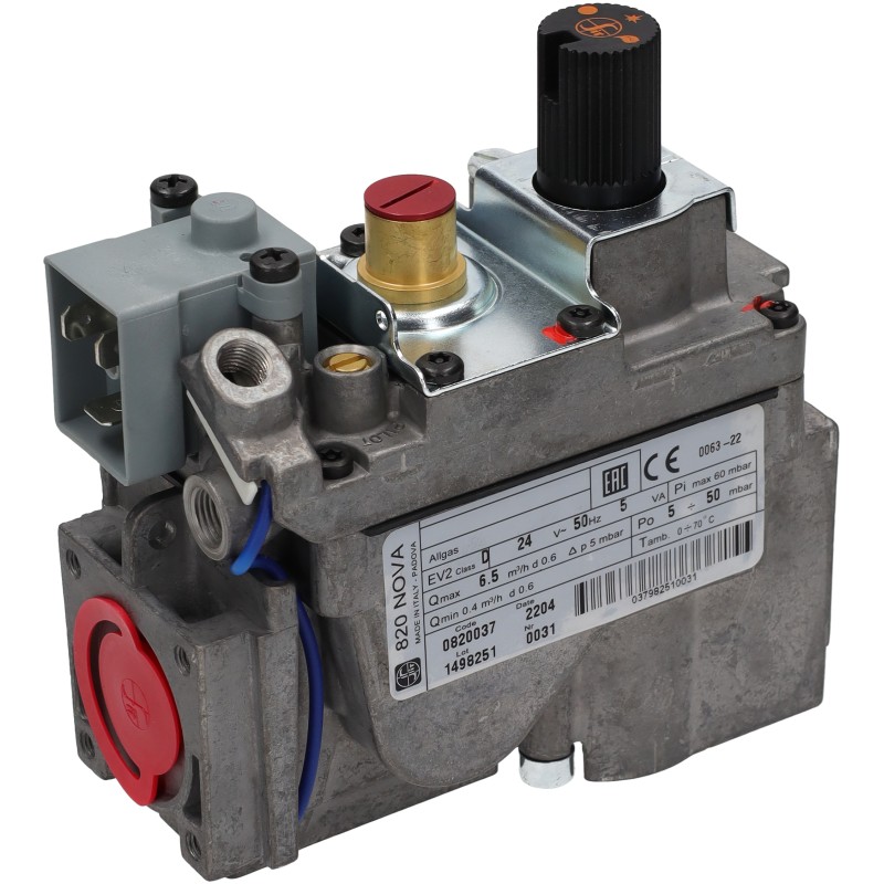 "VALVOLA A GAS; SIT 820 NOVA; 24V 5-50MBA"