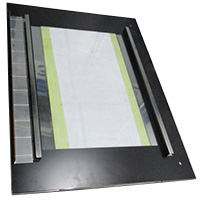 KF 723 EXTERNAL GLASS WITH SUPPORT, BANDS LOWER AND HIGHER