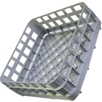 GLASS BASKET 390X390 H150