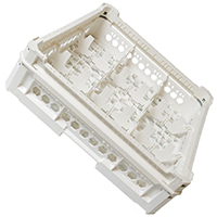 BASKET 50X50 GLASSES 3X3 PLACES KIT 2 HEIGHT 65-120mm WHITE