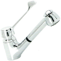 MISCELATORE MONOFORO C/DOCCIA ESTRAIBILE 1/2"F